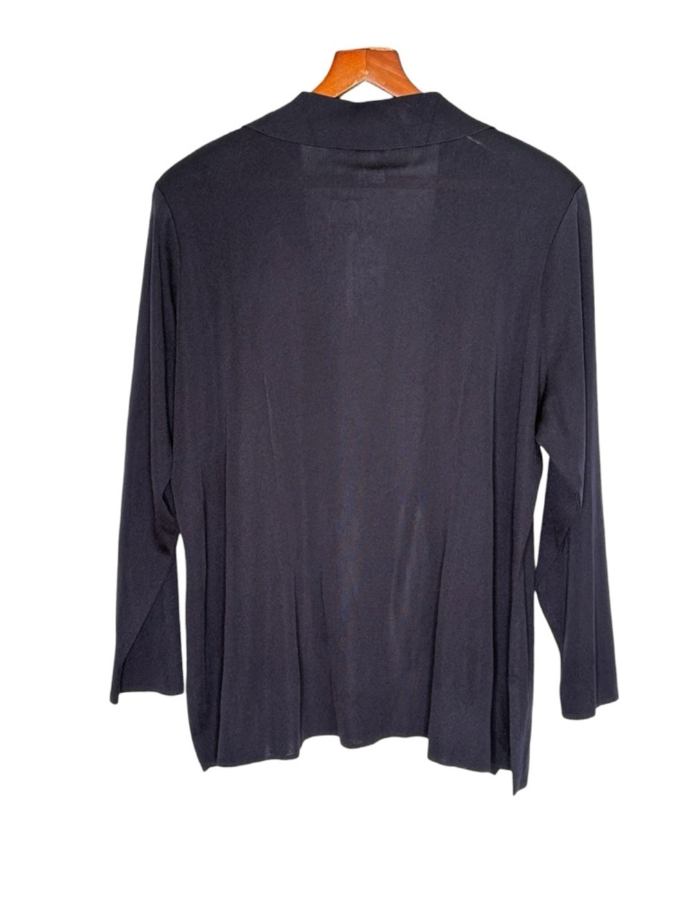 NWT Misook Navy Knit Open Front Cardigan Jacket • Plus Size 3X • $298 - Picture 6 of 12